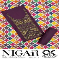 Al Karam Nigar Vol-4 Wholesale Embroidery Cotton Dress Material