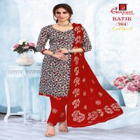 Ganpati Batik With Pant Vol-9 Wholesale Readymade Cotton Printed Dress