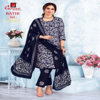 Ganpati Batik With Pant Vol-9 Wholesale Readymade Cotton Printed Dress