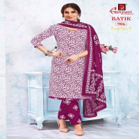 Ganpati Batik With Pant Vol-9 Wholesale Readymade Cotton Printed Dress