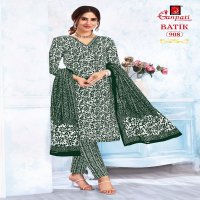 Ganpati Batik With Pant Vol-9 Wholesale Readymade Cotton Printed Dress