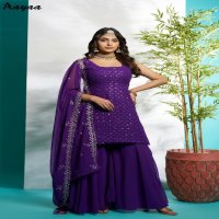 Aayaa Vol-21 Wholesale Faux Georgette Designer Readymade Salwar Suits