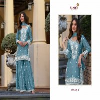 vamika anamika vol 2 chinon fully stitch designer sharara style 3pcs dress