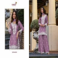 vamika anamika vol 2 chinon fully stitch designer sharara style 3pcs dress