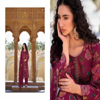 Rang Fashion Saffron Vol-3 Wholesale Pure Jamm Silk With Embroidery Work Salwar Suits