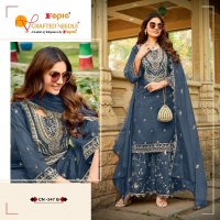 Fepic Crafted Needle CN-347 Wholesale Readymade Indian Pakistani Suits