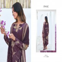 Glossy Simar Swarnika Wholesale Viscose Muslin With Hand Work Suits