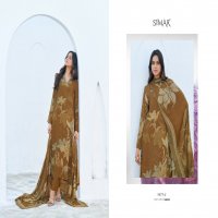 Glossy Simar Swarnika Wholesale Viscose Muslin With Hand Work Suits