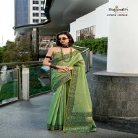 blackberry by rajpath linen tissue silk elegant style saree supplier