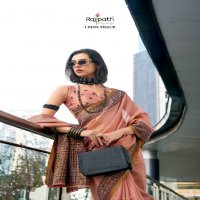 blackberry by rajpath linen tissue silk elegant style saree supplier