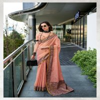 blackberry by rajpath linen tissue silk elegant style saree supplier