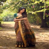 sugandha by sr saees cotton with jari work daily wear fancy sarees