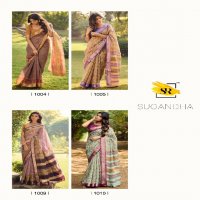 sugandha by sr saees cotton with jari work daily wear fancy sarees