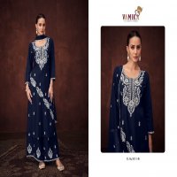 Vamika Mulberry Vol-1 Wholesale Heavy Viscose Rayon With Work Kurti With Pant And Dupatta
