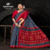 Deeptex Prime Time Vol-15 Wholesale Pure Cotton Printed Sarees