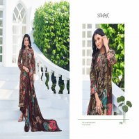 Glossy Simar Hana Wholesale Pure Jam Cotton With Embroidery Work Suits