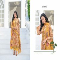 Glossy Simar Hana Wholesale Pure Jam Cotton With Embroidery Work Suits