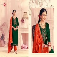 Triple AAA Herisha Vol-2 Wholesale Jam Cotton With Work Dress Material
