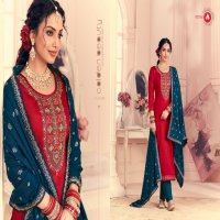 Triple AAA Herisha Vol-2 Wholesale Jam Cotton With Work Dress Material