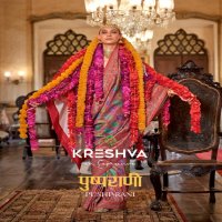 Kreshva Pushp Rani Wholesale Super Pure Silk Party Wear Sarees Collection