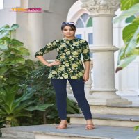 Tips And Tops Cotton Shorties Vol-6 Wholesale Premium Cotton Flex Print Short Tops