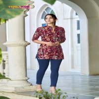 Tips And Tops Cotton Shorties Vol-6 Wholesale Premium Cotton Flex Print Short Tops