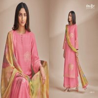 Omtex Madhuram Wholesale Pure Linen Jacquard With Handwork Suits