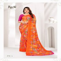 Ruchi Star Chiffon 177 Wholesale Chiffon Fabrics Printed Ethnic Sarees