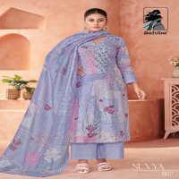 Sahiba Suvya Wholesale Pure Cotton Lawn With Hand Work Salwar Suits