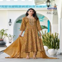 Radhika Lifestyle Swara Vol-1 Wholesale Flair Top With Pant And Dupatta