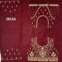 Anjani Art D.no 1813 Wholesale Velvet Fabrics Designer Lehengas