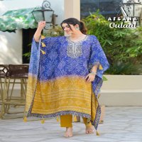 Afsana Imtiaz Wholesale Pure Muslin Viscose Kaftan Kurtis Combo
