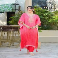 Afsana Imtiaz Wholesale Pure Muslin Viscose Kaftan Kurtis Combo