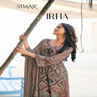 irha by glossy Simar popular design viscose muslin dress material