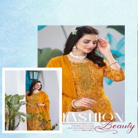 SEERAT VOL 10 BY RADHIKA LIFESTYLE FANCY STRAIGHT KURTI WITH PANT AND NAZNEEN DUPATTA