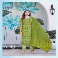 SEERAT VOL 10 BY RADHIKA LIFESTYLE FANCY STRAIGHT KURTI WITH PANT AND NAZNEEN DUPATTA