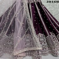 Anjani Art D.no 2816 Wholesale Silk Fabrics Designer Lehengas Choli