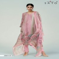 Sarg Zeenat Cotton Edition Wholesale Pure Cotton Lawn With Hand Work Salwar Suits