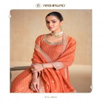 Aashirwad Banaras Wholesale Pure Jacquard Organza Silk Gown With Dupatta