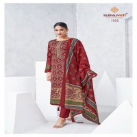 Suryajyoti launch kilory vol 1 zam satin unstitch suit for womens