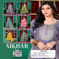 Kaya Nikhar Wholesale 3 Piece Anarkali With Work Concept Suits