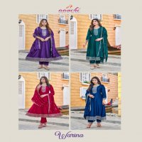 Aanchi Warina Wholesale Vichitra Silk 3 Piece Set Flair Concept Suits