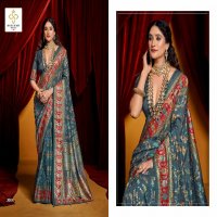 Shubh Shree Pashmina Vol-2 Wholesale Velvet Tusser Silk Ethnic Sarees