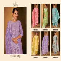 Radhika Azara Banarasi Adha Vol-3 Wholesale Cotton Jacquard With Work Dress Material