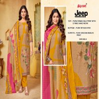 Bipson Jeep Wranglar 3062 Wholesale Roman Silk With Ethnic Handwork Dress Material