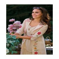 Kailee Bloom Wholesale Fully Stitched Kurti With Pant And Jacket