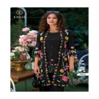 Kailee Bloom Wholesale Fully Stitched Kurti With Pant And Jacket