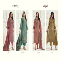 Glossy Simar Kinjal Wholesale Modal Muslin With Handwork Salwar Suits