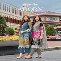 Zaveri Adorn Wholesale Soft Organza Readymade 3 Piece Salwar Suits