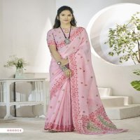 Rajpath Disha Silk Wholesale Linen Fabrics Indian Sarees